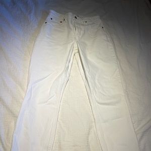 Abercrombie & Fitch white skinny jeans
